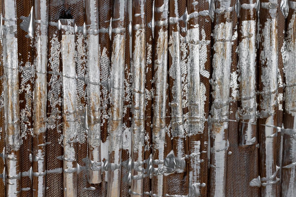 ÖLGEMÄLDE 120/60 cm - Beige/Grau, Holz/Textil (120/60cm) - KUNSTLOFT