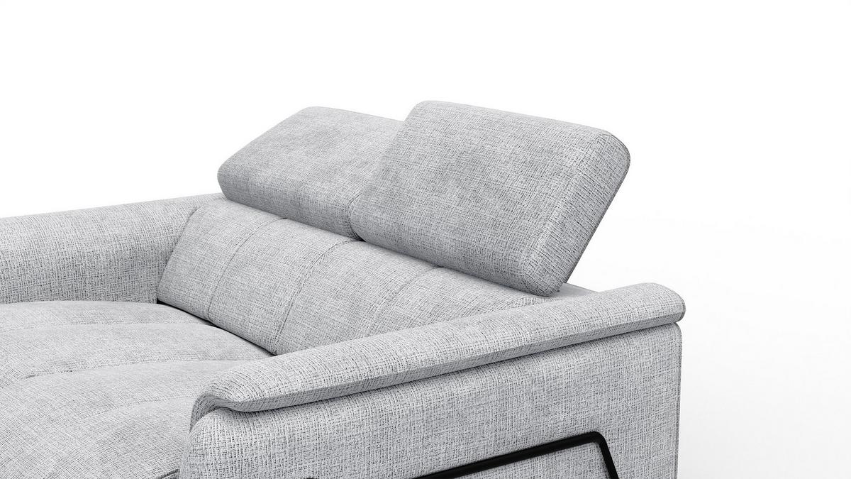 RELAXSOFA RODEN 2-Sitzer, hellgrau - Hellgrau, Holz/Textil (152/82/103cm) - Wozimo