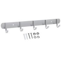 HAKENLEISTE 38.1/4.7/4.7 cm - Silberfarben, Metall (4.7/4.7/38.1cm) - Intirilife