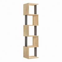 ECKREGAL 5 Regale L35 cm - Piri - Eichefarben, Holzwerkstoff (30/161/17.5cm) - Calicosy
