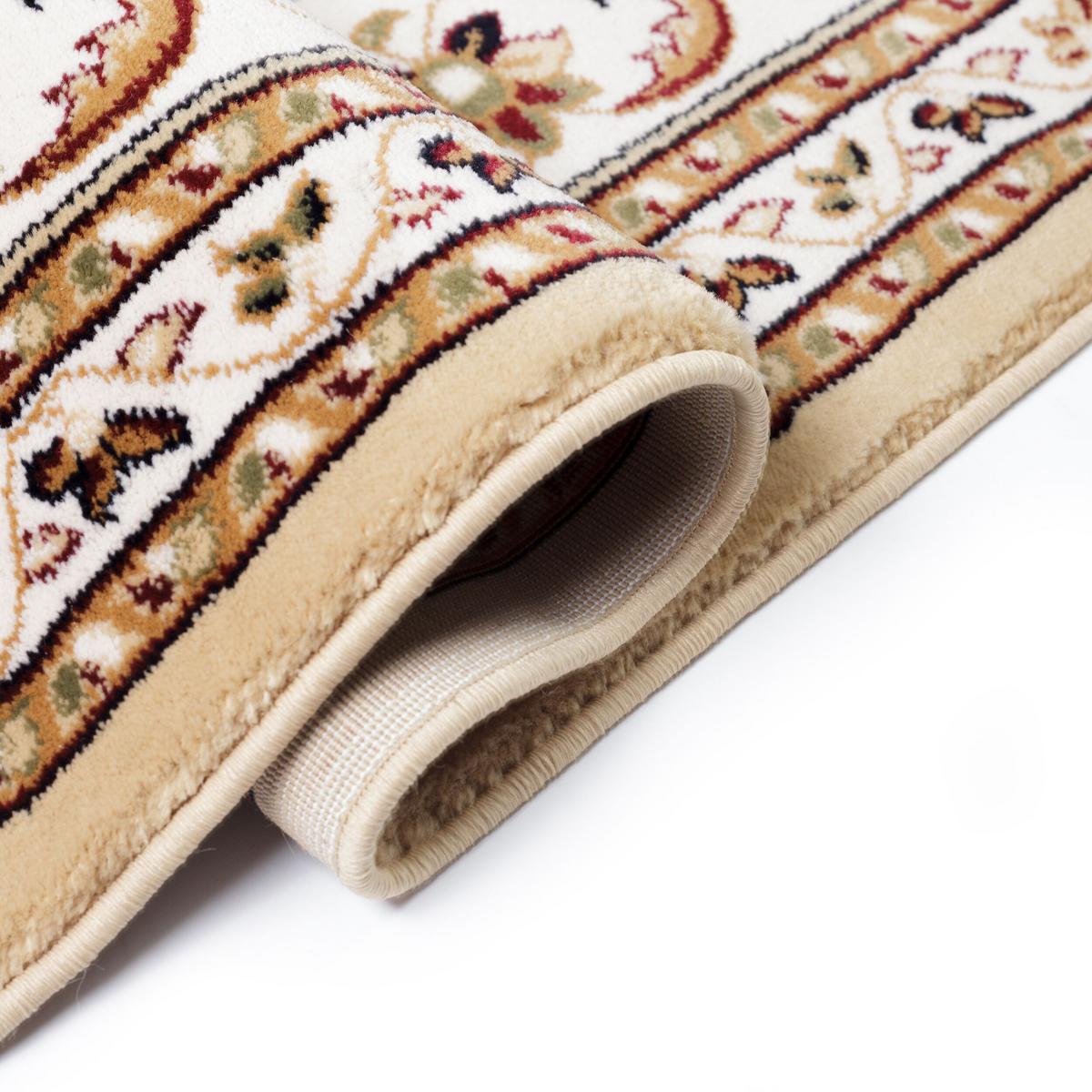 TEPPICH GLAZERT, klassisch-floral, Braun, 66 x 300 cm - Braun, Textil (300/66cm) - KADIMA DESIGN