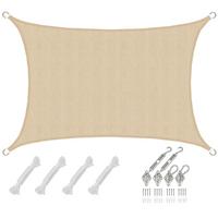SONNENSEGEL Luftdurchlässig 300/200 cm Beige - Beige, Kunststoff (200/300cm) - Amanka