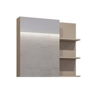 SCHRANK 1 Tür Sophéa Taupe - Taupe, Holzwerkstoff (78/71/18cm) - Petits-meubles