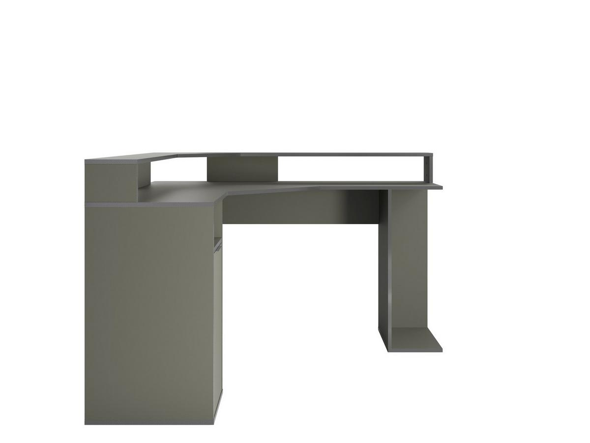 SCHREIBTISCH OBSIDIAN 139x139x88,7 cm Bürotisch Computertisch, Graphitfarben - Graphitfarben, Holzwerkstoff (139/139/88.7cm) - MASSENO