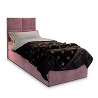 BOXBETT LENA 100 100x200 cm mit Matratze und Topper - Rosa - Rosa, Holz (100/200cm) - MASSENO