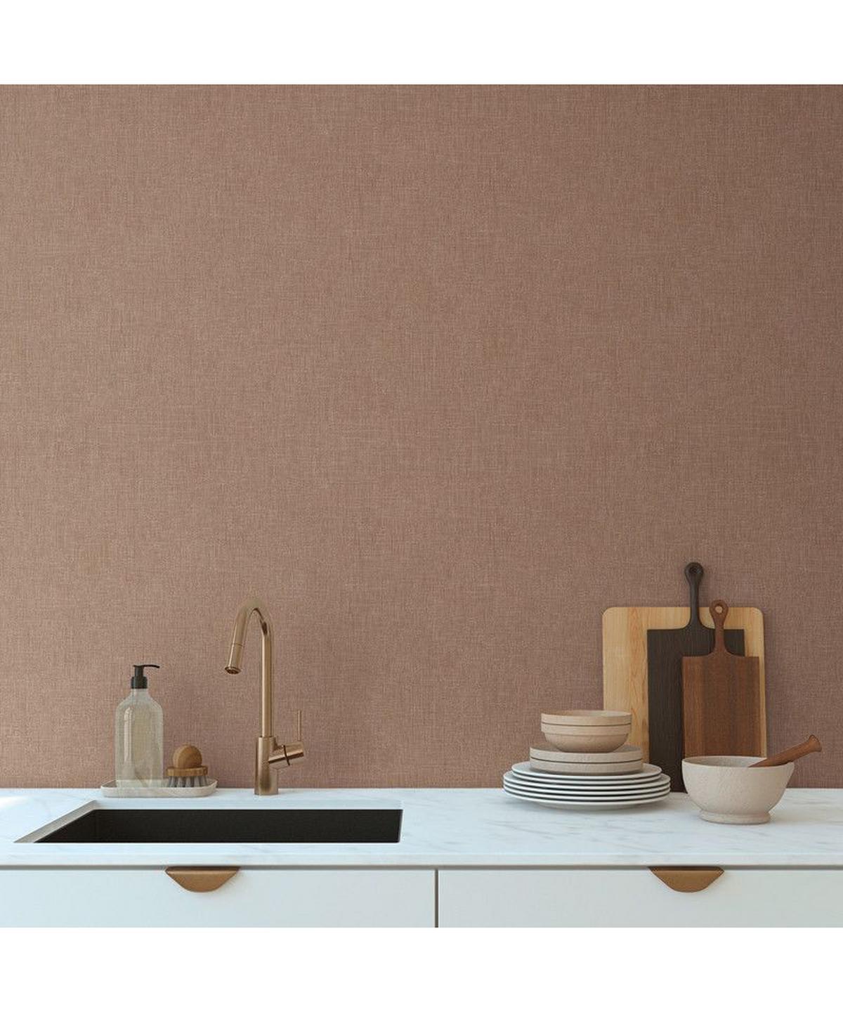 VLIESTAPETE Braun 53/1005 cm - Braun, Textil (53/1cm) - KUNSTLOFT