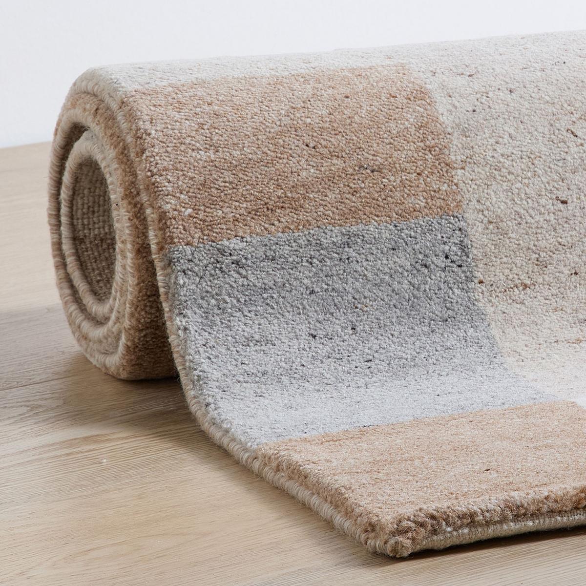 WOLLTEPPICH Terra 140x200 cm - Sandfarben, Textil (140/200cm) - Natur Pur