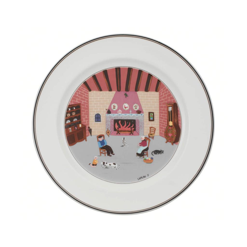 SPEISETELLER KAMIN Design Naif bunt ø 27 cm - Multicolor, Keramik (27cm) - Villeroy & Boch