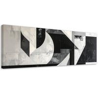 LEINWANDBILD 3D und geometrisch 150x50cm - Grau, Textil (150/50cm) - Feeby