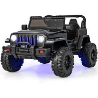 ELEKTROAUTO 12V Kinder Schwarz - Schwarz, Kunststoff (112/67/72cm) - COSTWAY
