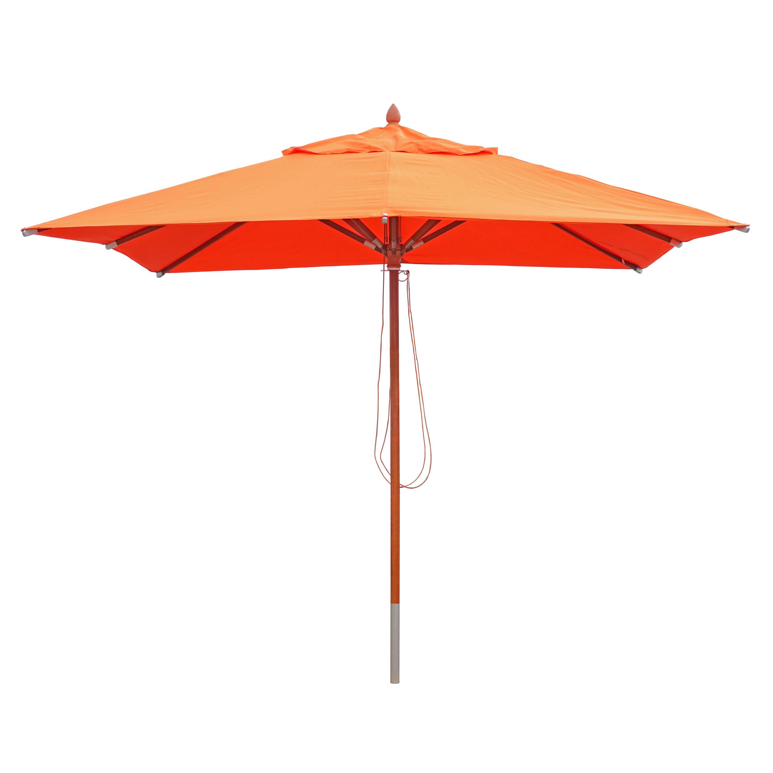GASTRONOMIE SONNENSCHIRM I Orange - Orange, Holz (300/300cm) - MCW