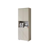 STANDREGAL Vera mit LED Beleuchtung - Kaschmir/Alufarben, Holzwerkstoff/Kunststoff (68/182/33cm) - MIRJAN24