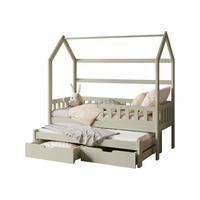 HAUSBETT Tymon II - Olivgrün, Holz (90/200cm) - MIRJAN24