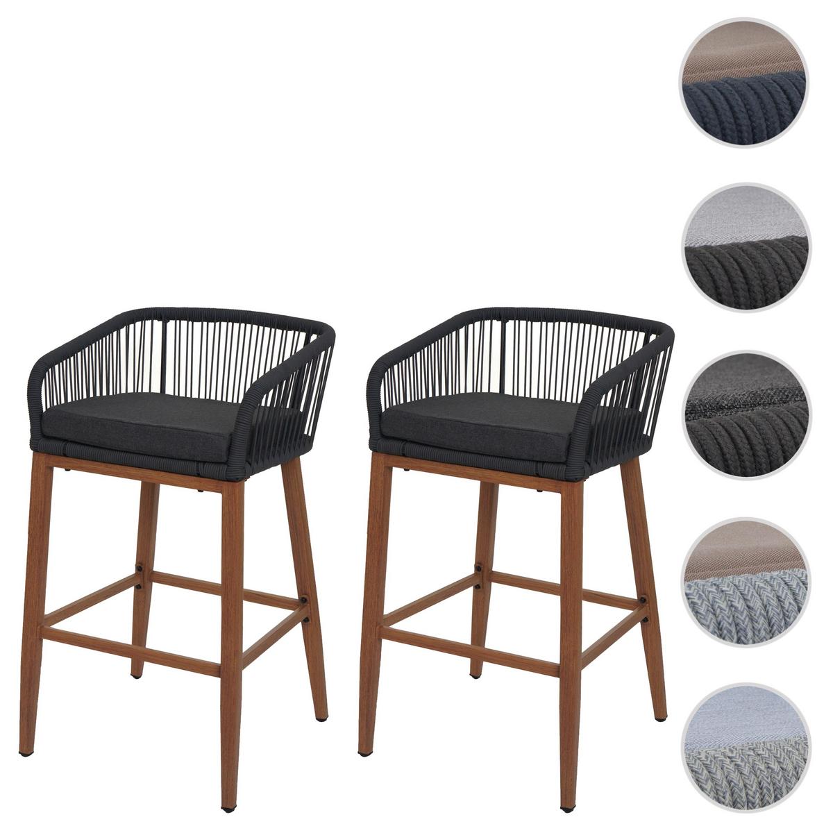 BARHOCKER Anthrazit, Dunkelgrau - Dunkelgrau/Anthrazit, Metall (51/92/53cm) - MCW