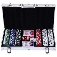 POKERKOFFER Kunststoff Aluminium Mehrfarbig - Multicolor, Kunststoff (20.5/38cm) - HOMCOM