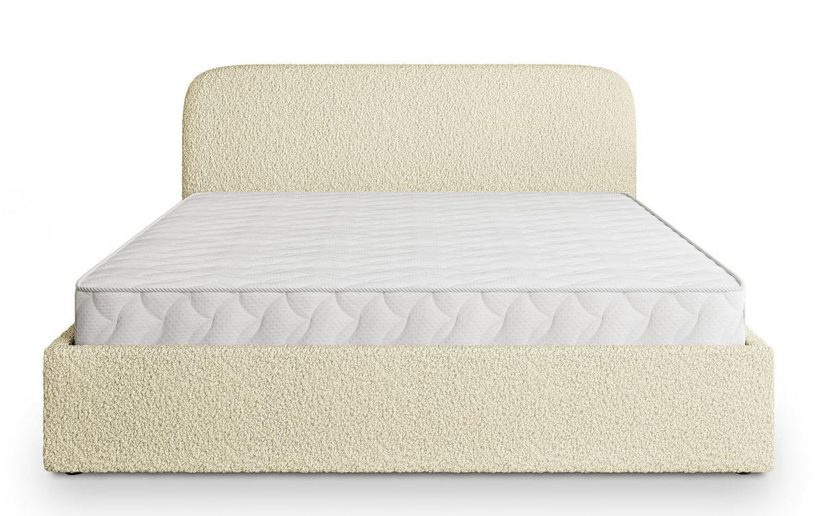POLSTERBETT RENIVE Q 120x200 cm mit Bettkästen - Creme - Creme, Holz/Textil - MASSENO