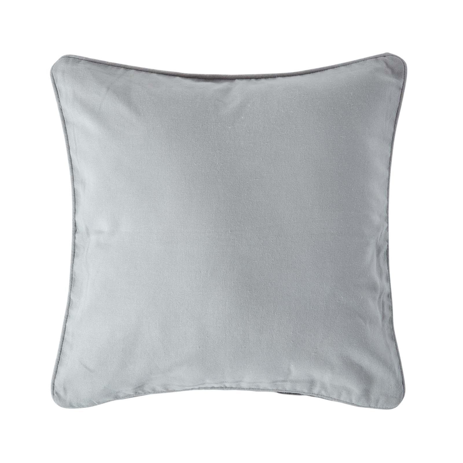 KISSENHÜLLE grau 45/45 cm, 100% Baumwolle - Grau, Textil (45/45cm) - Homescapes