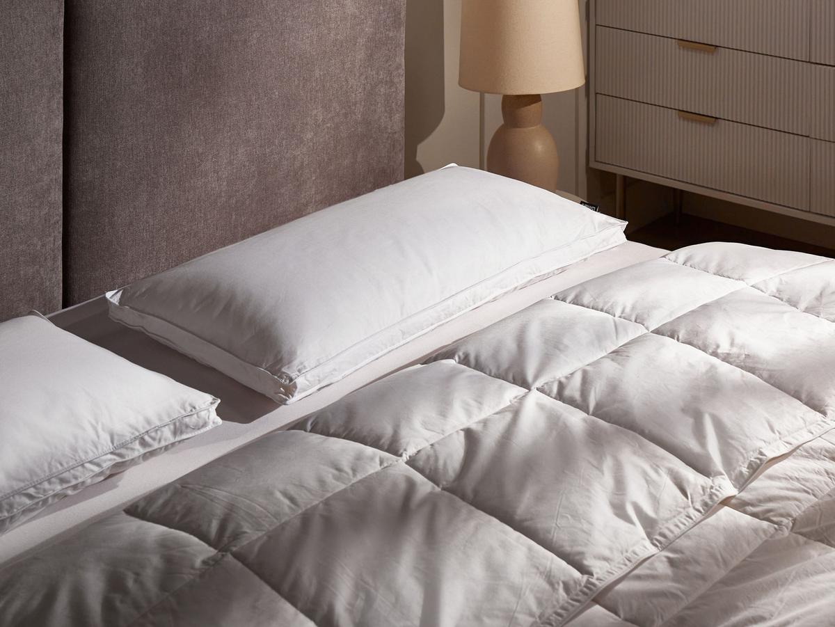 KOPFKISSEN Weiß 80/40 cm Vihren - Weiß, Naturmaterialien (80/40cm) - Beliani