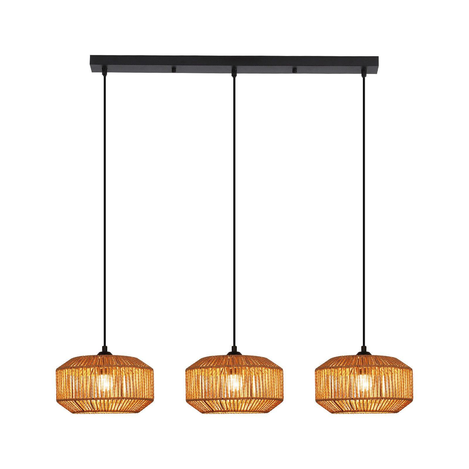 PENDELLEUCHTE BIELEFELD Ⅲ 71/15/150 cm - Schwarz, Metall (71/15/150cm) - Nettlife