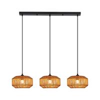 PENDELLEUCHTE BIELEFELD Ⅲ 71/15/150 cm - Schwarz, Metall (71/15/150cm) - Nettlife
