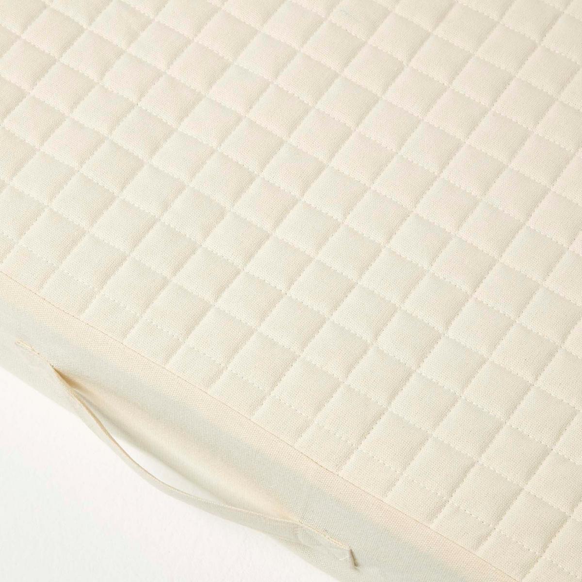 SOFA-AUFLAGE creme 100/50/10 cm – Sitzkissen orthopädisch - Creme, Textil (100/50/10cm) - Homescapes