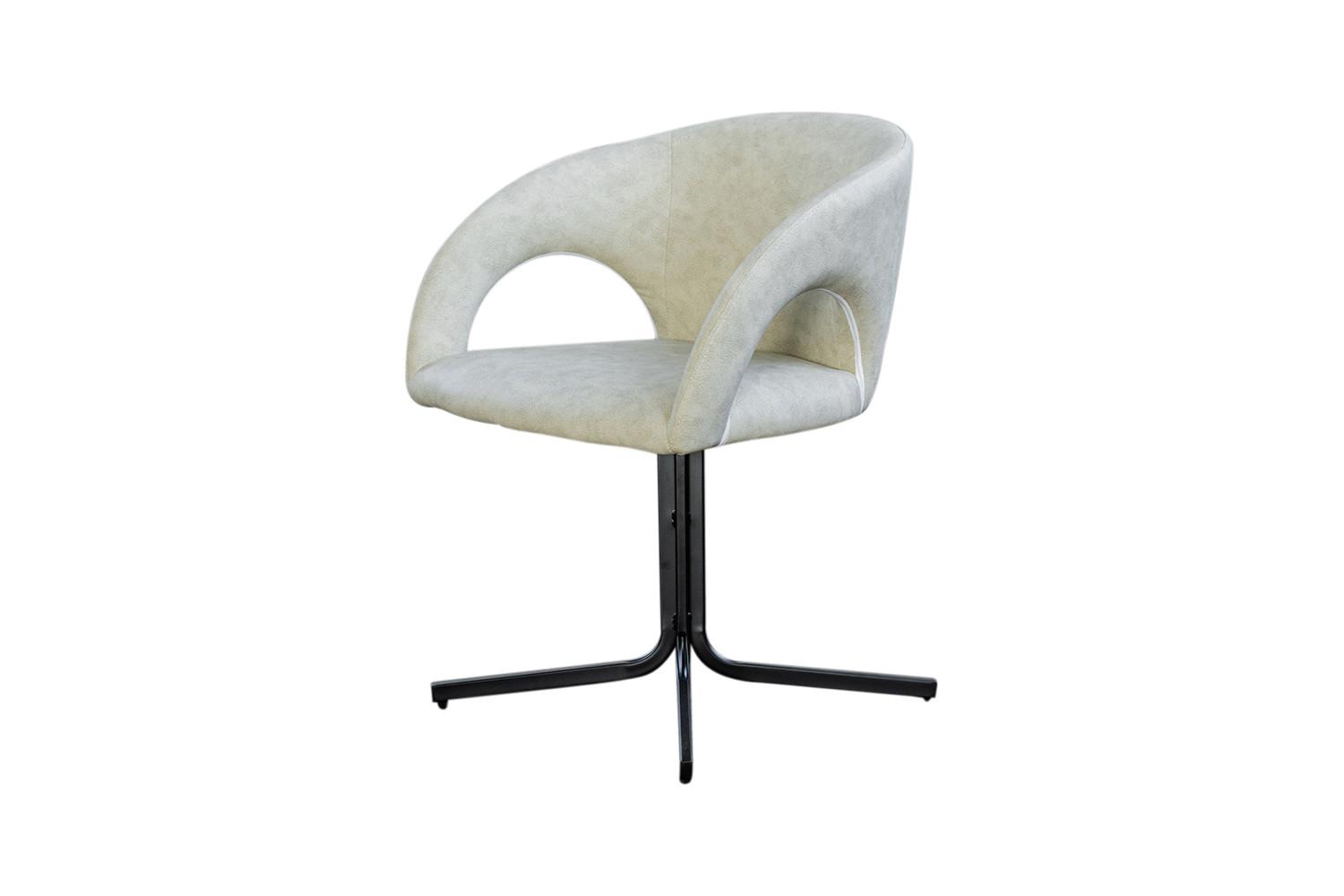 DREHSTUHL WICOS Beige Kunstleder Drehbar (180°) - Beige, Leder (50/80/59cm) - KAWOLA