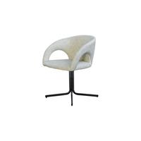 DREHSTUHL WICOS Beige Kunstleder Drehbar (180°) - Beige, Leder (50/80/59cm) - KAWOLA