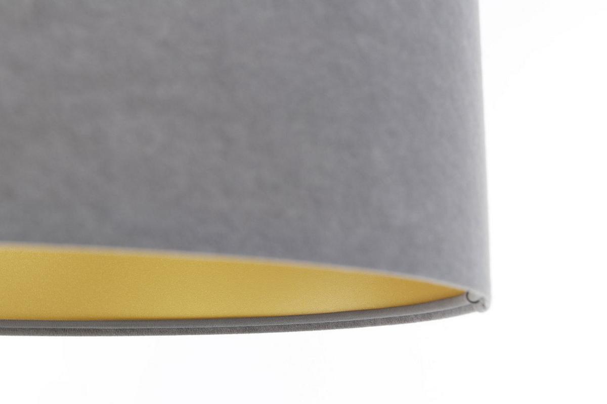 HÄNGELEUCHTE Grau 60/30 cm - Goldfarben/Grau, Kunststoff (60/0.4/30cm) - ONZENO