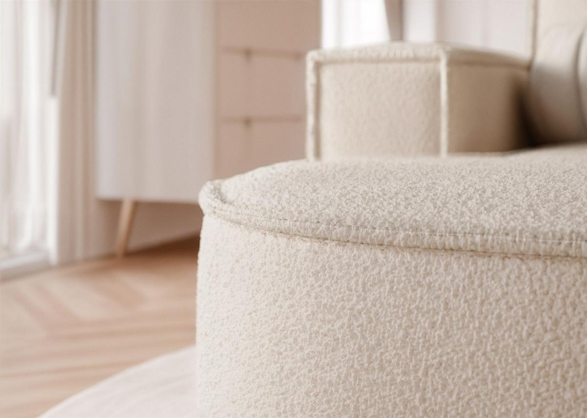 ECKSOFA Arlet In Stoff Abriamo - Beige, Holzwerkstoff/Textil (277/156cm) - Fun Möbel