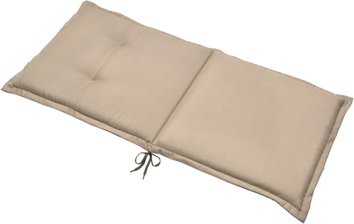 NIEDERLEHNERAUFLAGE Loft NL 100x50x6cm Natur (2tlg) - Naturfarben, Textil (50/6/100cm) - Beautissu 