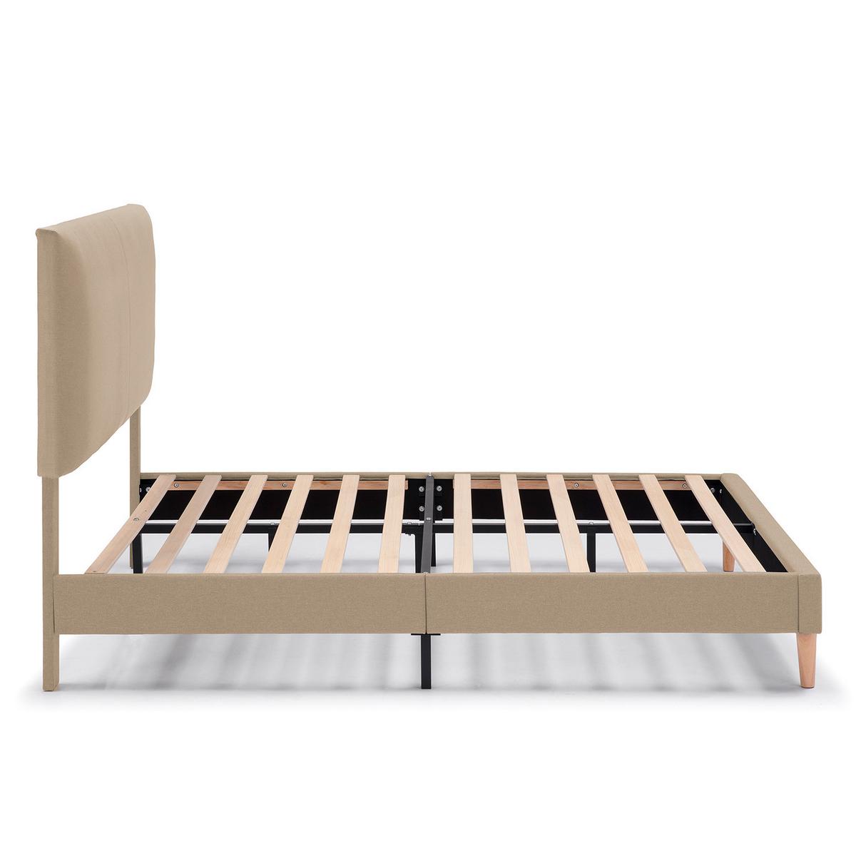 POLSTERBETT 140x190 cm Lauren, Beige - Beige, Textil (140/190cm) - VS Venta-stock