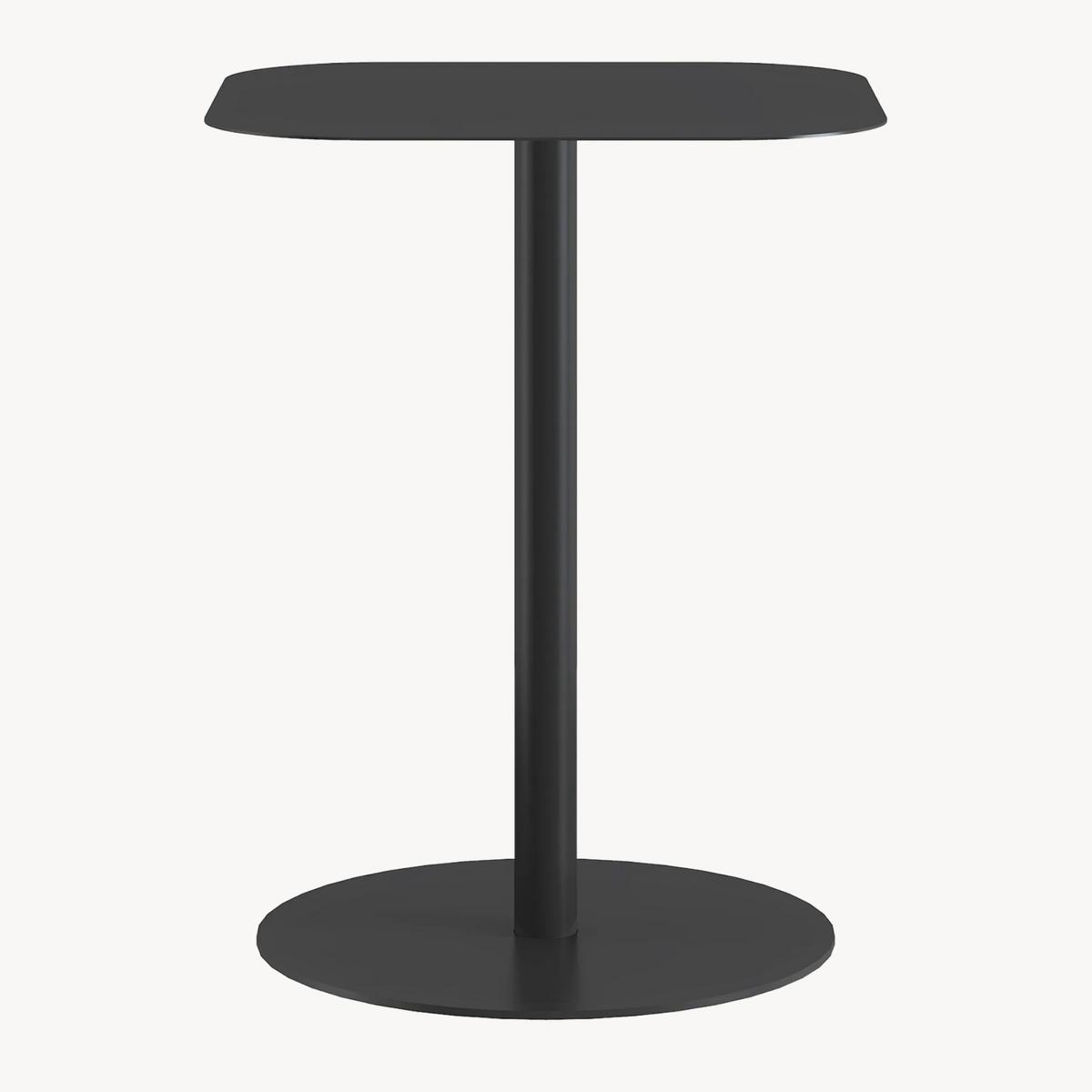 BEISTELLTISCH Nastätten - Schwarz, Metall (40/40/50cm) - [en.casa]