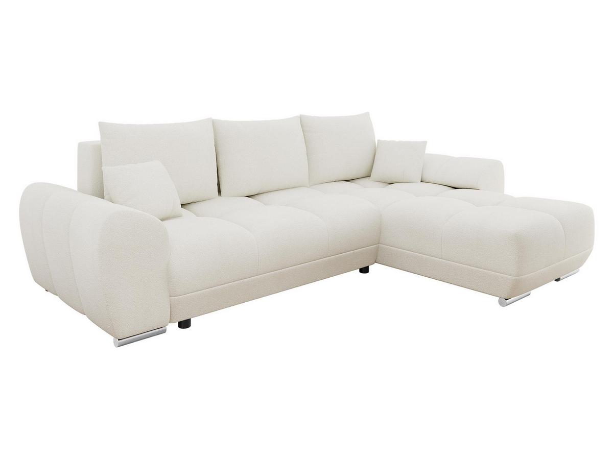ECKSOFA Logo - Creme, Holz/Kunststoff (291/183cm) - MIRJAN24