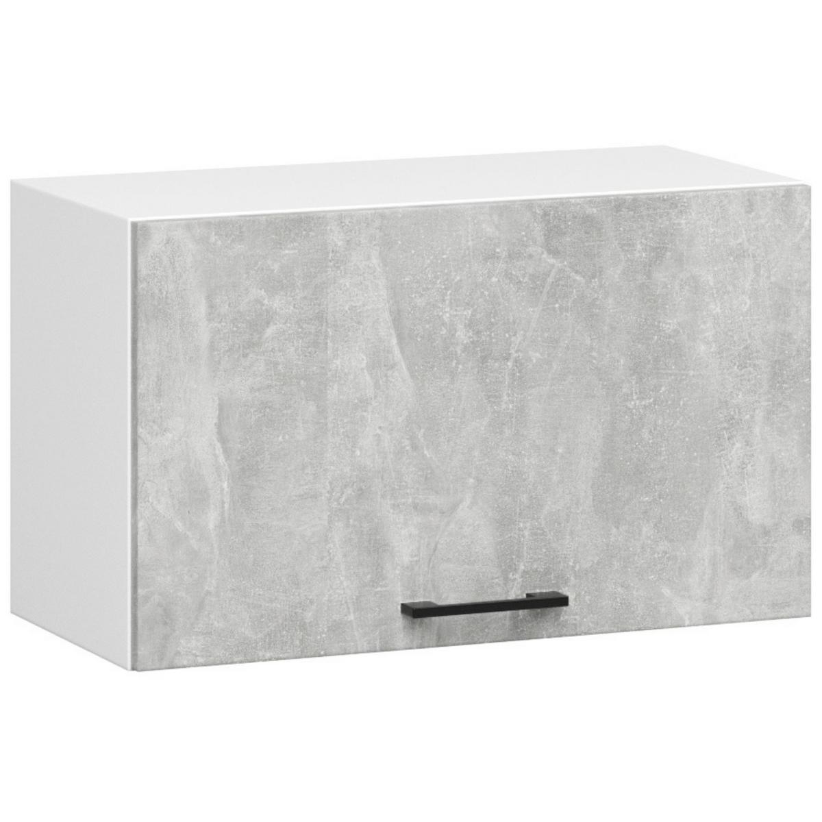 KÜCHENLEERBLOCK Beton 203/180/46 - Dunkelgrau, Holzwerkstoff (180/203/46cm) - RAUMHIRSCH FURNITURE