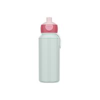 POP-UP TRINKFLASCHE Campus Switch Cool Mint / Cool Pink 400 ml - Pink/Mintgrün, Kunststoff (0.4L) - Mepal