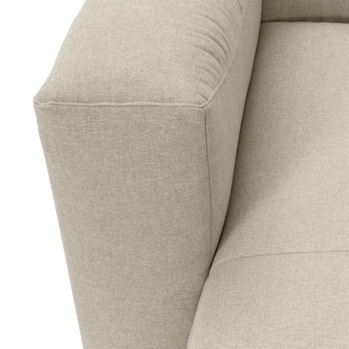 WOHNLANDSCHAFT 2 Kattrina Flachgewebe creme - Creme, Kunststoff (275/73/235cm) - 58aufmkessel