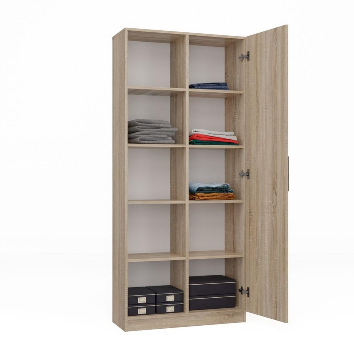 BÜCHERREGAL Sonoma 80/182/30 - Sonoma Eiche, Holzwerkstoff (80/182/30cm) - RAUMHIRSCH FURNITURE