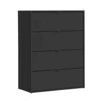 KOMMODE Die Stilvolle - Anthrazit, Holzwerkstoff (80/95/40cm) - Mokebo