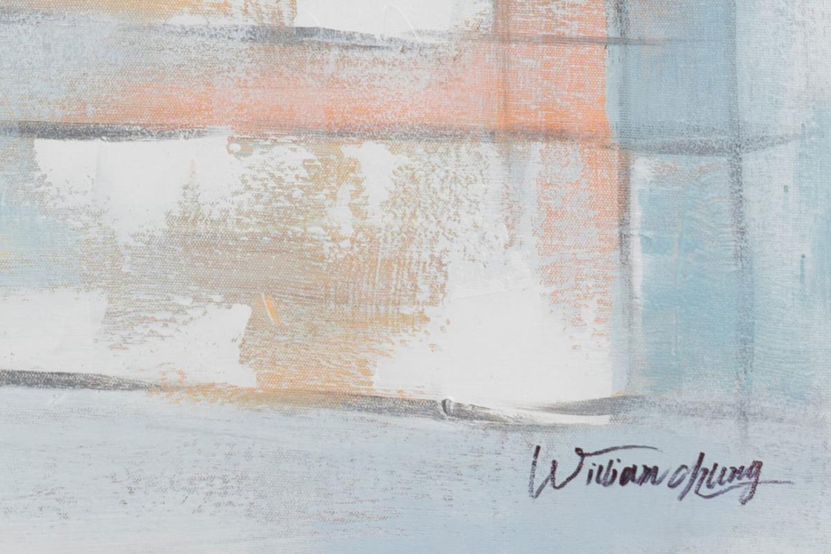 ACRYLBILD HANDGEMALT 60/90 cm - Grau, Holz/Textil (60/90cm) - KUNSTLOFT