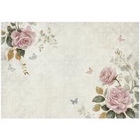 FOTOTAPETE Blumen Rosen Beige 312x219 cm - Multicolor, Papier (312/219cm) - Wallarena