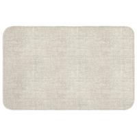 WC-VORLEGER Leinen - Textur - Beige Toilettenteppich 80x50 cm - Beige, Textil (80/1cm) - OnlyWow