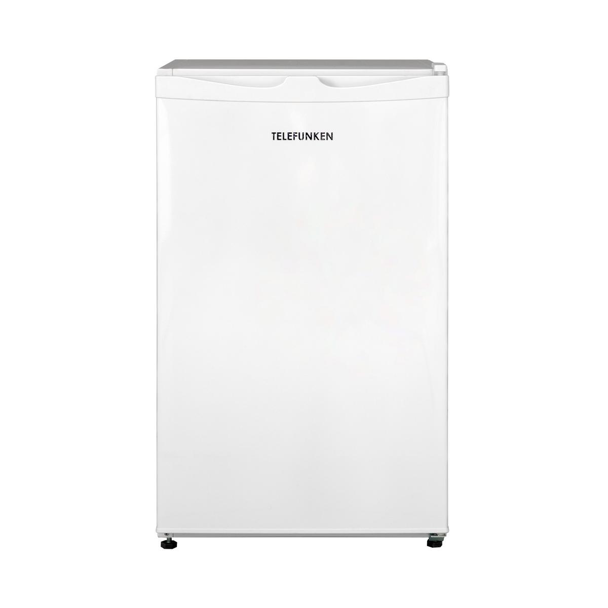 KÜHLSCHRANK, ohne Gefrierfach, freistehend, klein, 90 Liter Nutzinhalt, mit Gemüsefach & 3 Ablagen, Temperaturregelung, CF-31-121-W - Weiß, Kunststoff/Metall (48/82.1/50cm) - Telefunken