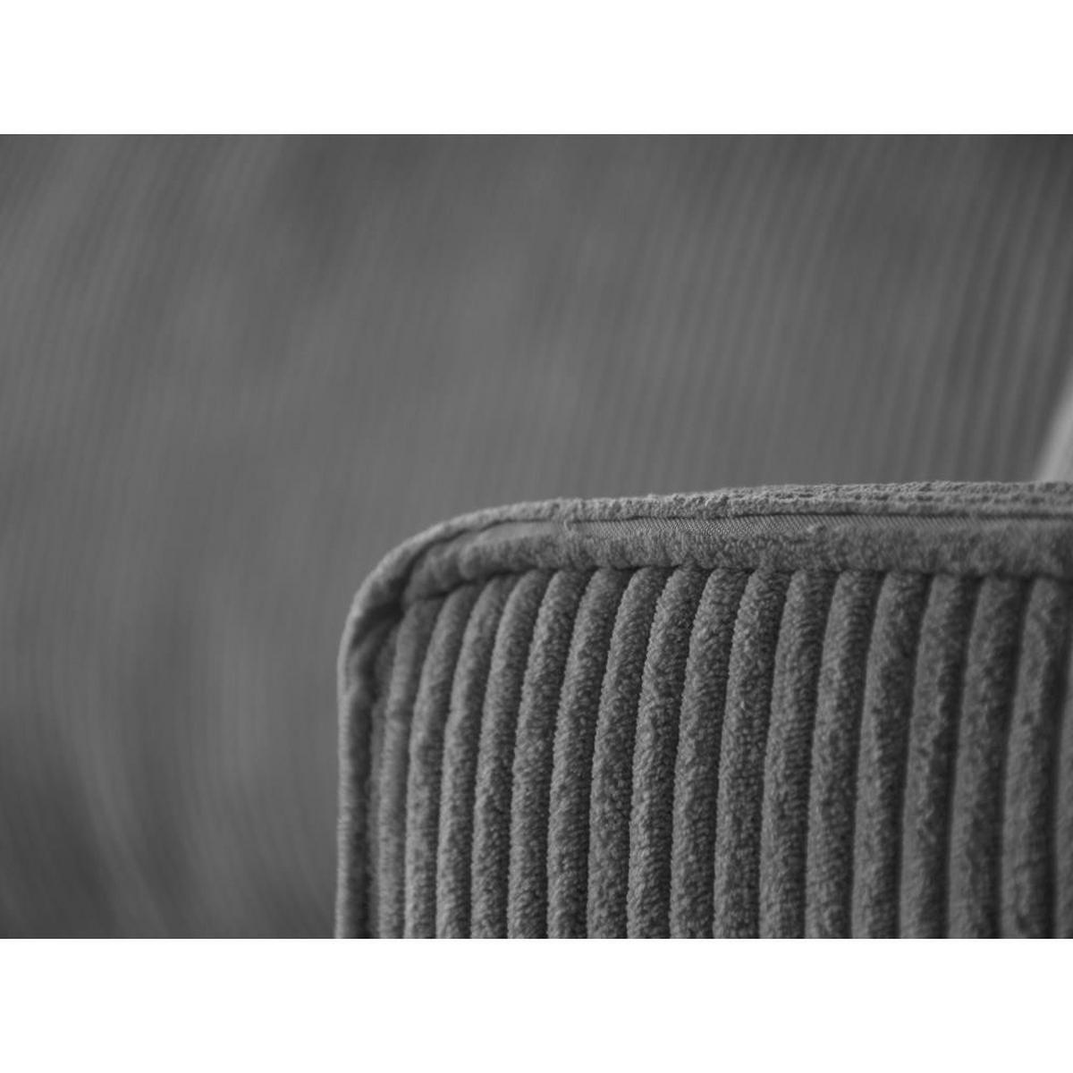 ECKSCHLAFSOFA mit Schlaffunktion Hektor, 247 cm, Ottomane 70 cm, grau - Schwarz/Grau, Kunststoff/Textil (247/152cm) - Beautysofa