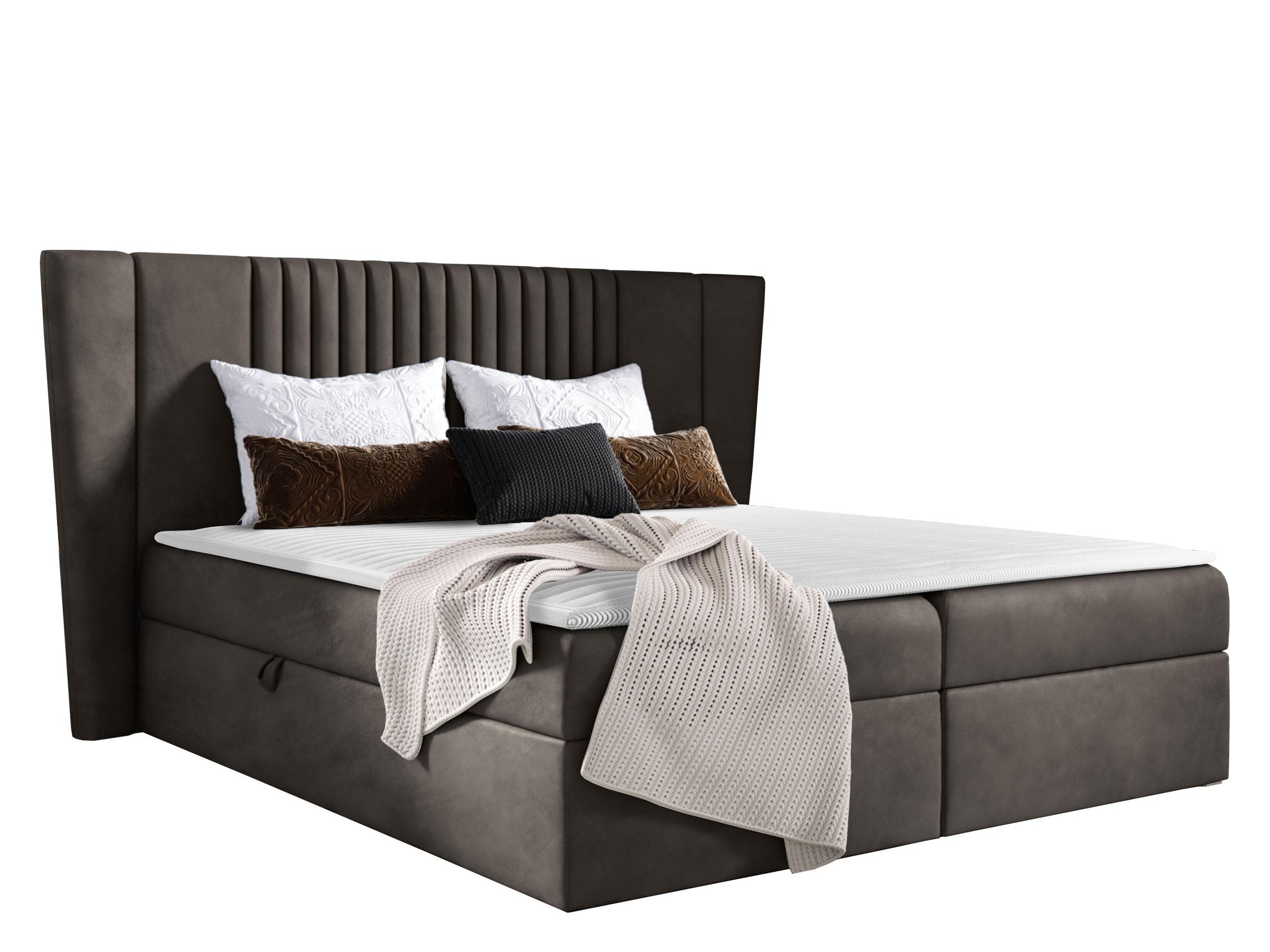 BOXBETT Spark - H3 - Dunkelbraun, Holz (160/200cm) - MIRJAN24