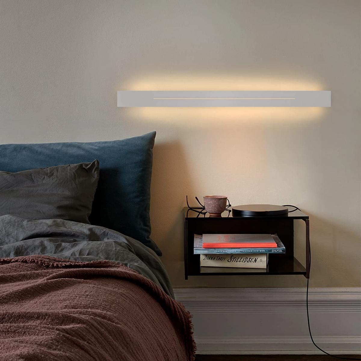 LED WANDLEUCHTE Raum - Weiß, Metall (5/4/60cm) - Nettlife