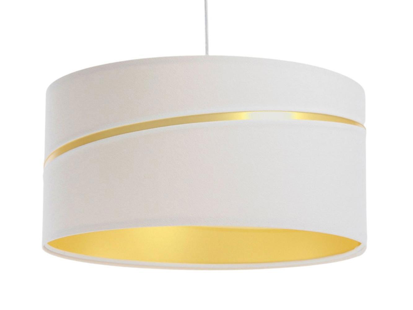 HÄNGELEUCHTE Gold 60/30 cm - Goldfarben/Weiß, Kunststoff (60/0.4/30cm) - ONZENO
