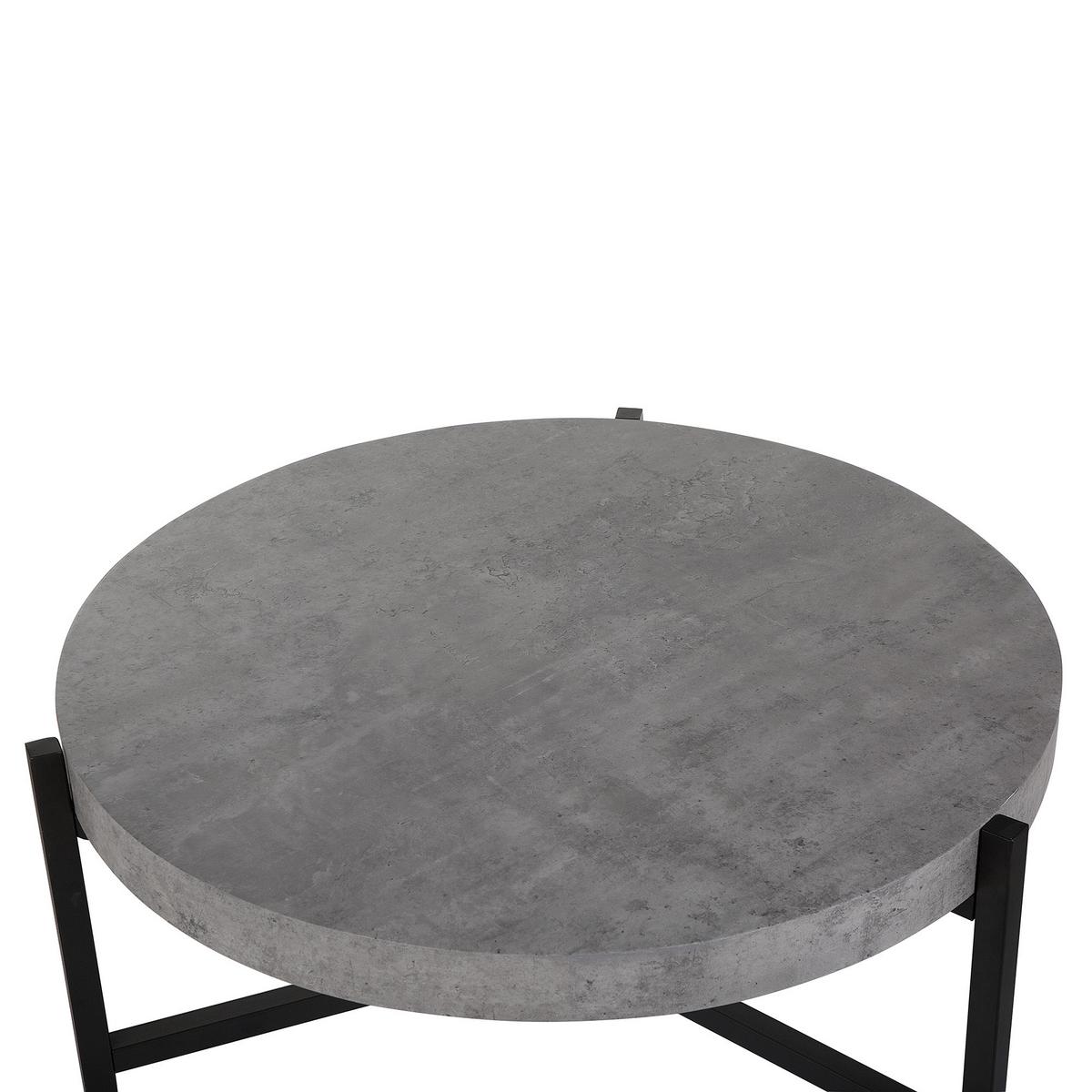 COUCHTISCH grau/Betonoptik 70 cm Bonita - Grau, Holzwerkstoff (70/70/42cm) - Beliani
