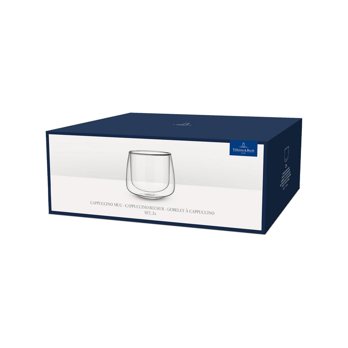 CAPPUCCINO-BECHER Artesano Hot & Cold transparent 250 ml 2er Set - Transparent, Glas (0.25L) - Villeroy & Boch