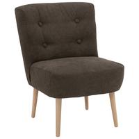 SESSEL Kamle Bezug Flachgewebe Buche natur / schoko - Braun, Kunststoff (68/78/58cm) - 58aufmkessel