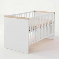 KINDERBETT Jimmy Weiß / Eiche - Eichefarben/Weiß, Holzwerkstoff (70/140cm) - Roba